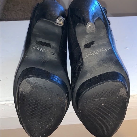 Anne Michelle black caged heels. - Picture 5 of 5